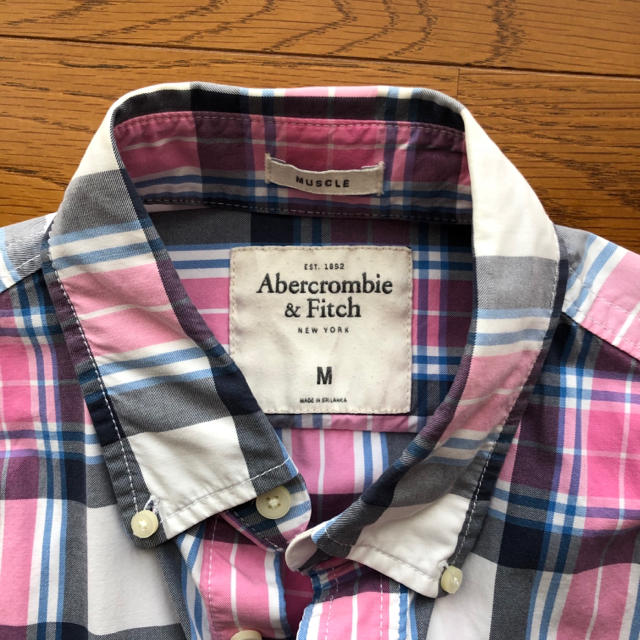 Abercrombie&Fitch(アバクロンビーアンドフィッチ)のアバクロ  ボタンダウンチェックシャツ メンズのトップス(シャツ)の商品写真