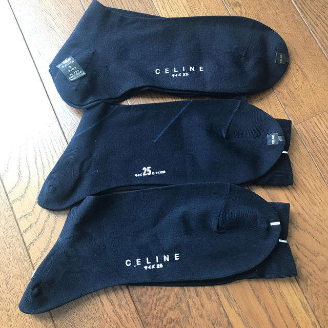 celine(セリーヌ)のセリーヌ　紳士靴下　6点セット　未使用 メンズのレッグウェア(ソックス)の商品写真