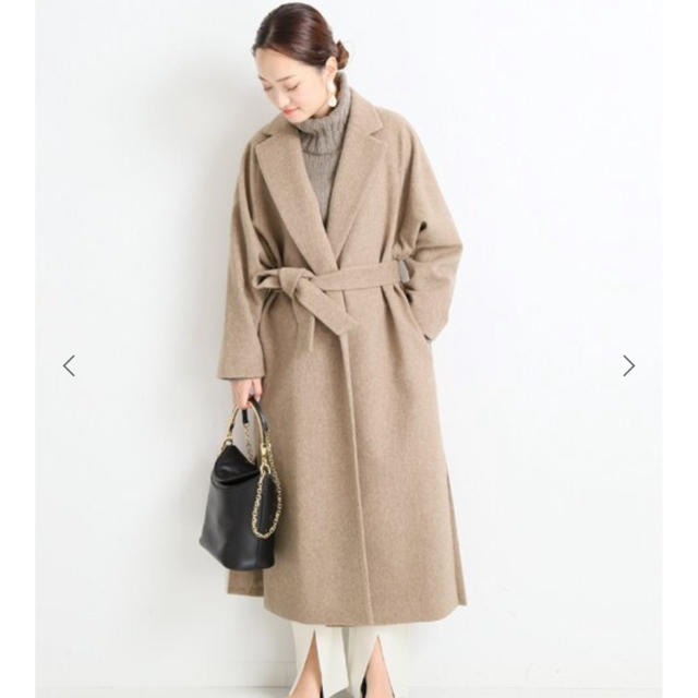 大人気新品 IENA - VERMEIL par iena ロングコート ブラック フィガロ