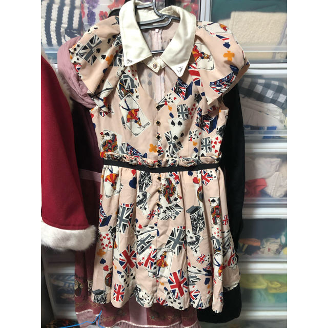 Honey Bunch(ハニーバンチ)のハニーバンチ シークレットハニー トランプ ハート ワンピース ピンク レディースのワンピース(ミニワンピース)の商品写真