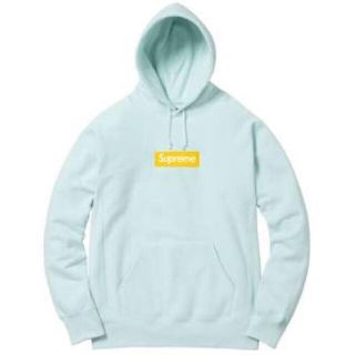 シュプリーム(Supreme)の2017aw supreme box logo pullover iceblue(パーカー)