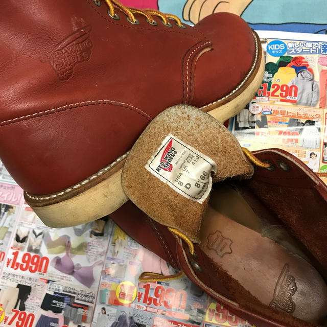 REDWING(レッドウィング)のレッドウィング/アメリカ製・レザー・ブーツ メンズの靴/シューズ(ブーツ)の商品写真