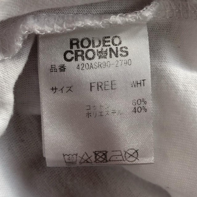 RODEO CROWNS(ロデオクラウンズ)のロデオクラウンズ　Tシャツ レディースのトップス(Tシャツ(半袖/袖なし))の商品写真