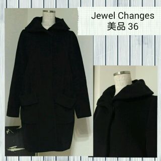 ジュエルチェンジズ(Jewel Changes)の美品*定価４万*アンゴラ混コート(ロングコート)