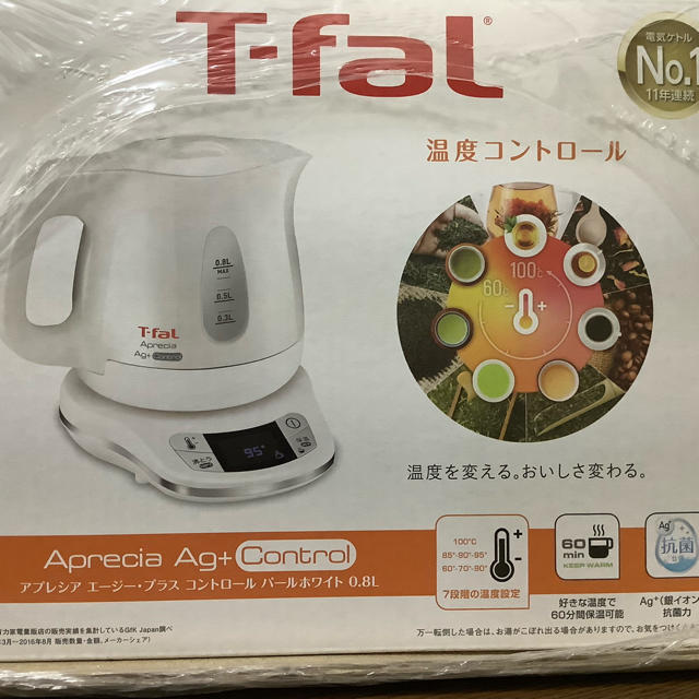 T-fal(ティファール)のティファール　電気ケトル　KO6201JP 新品未開封 スマホ/家電/カメラの生活家電(電気ケトル)の商品写真