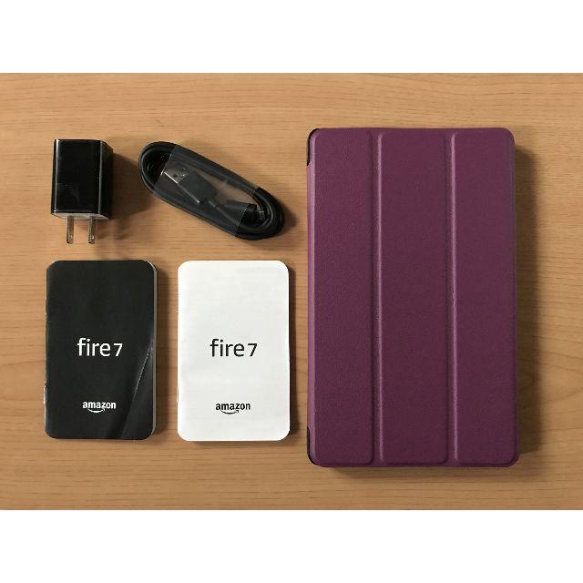 【カバー付】Fire7 16GB 2019アレクサ搭載モデル