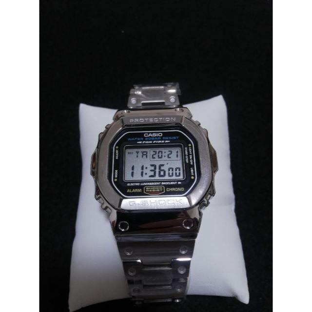 G-SHOCK(ジーショック)のジーショック g-shock シルバー 限定メタルカスタム DW5600 本体付 メンズの時計(腕時計(デジタル))の商品写真