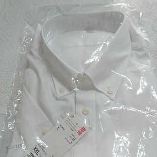 ユニクロ(UNIQLO)のドライイージーケア オックスフォード スリムフィットシャツ 半袖(シャツ)
