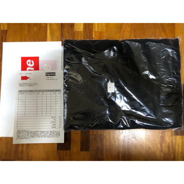 Supreme Polartec Logo Scarf 17FW Black