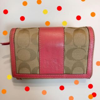 コーチ(COACH)の☆coach☆ピンク財布(財布)