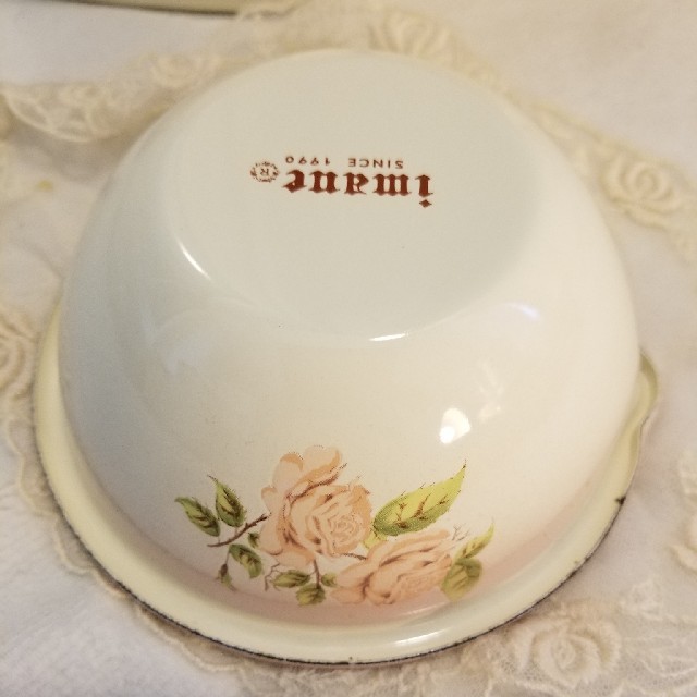 ♡imane 浪漫deイマン ダイアナローズ 陶器キャセロールS 土鍋♡