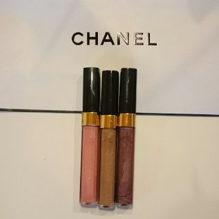 シャネル(CHANEL)の★sale★シャネル グロス ３本セット(リップグロス)