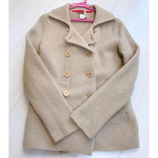 ジェイクルー(J.Crew)のJCREW 100%ウール　ニットコート(ニットコート)