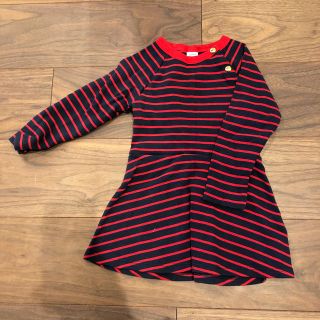 プチバトー(PETIT BATEAU)のプチバトー　ワンピース　95cm(ワンピース)