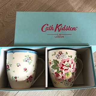 キャスキッドソン(Cath Kidston)のキャスキッドソン ペアマグカップ(グラス/カップ)