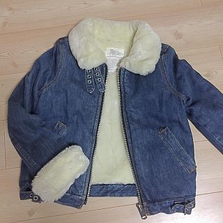 マウジー(moussy)のマウジー デニム ボア ジャケット ジージャン(Gジャン/デニムジャケット)