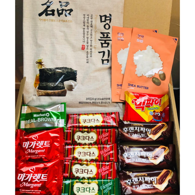 韓国お菓子＆海苔詰め合わせ 食品/飲料/酒の食品(菓子/デザート)の商品写真