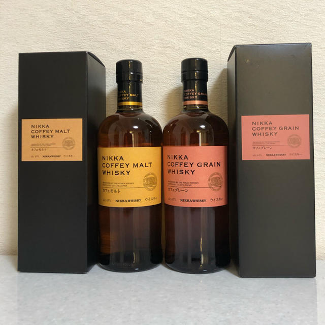 ニッカ カフェモルトとカフェグレーンの二本セット(700ml、45 ニッカ カフェモルトとカフェグレーンの二本セット(700ml、45