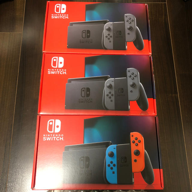 【スーパーセール】 Switch Nintendo - ネオン×1、グレー×2 Switch 3台!Nintendo 家庭用ゲーム機本体