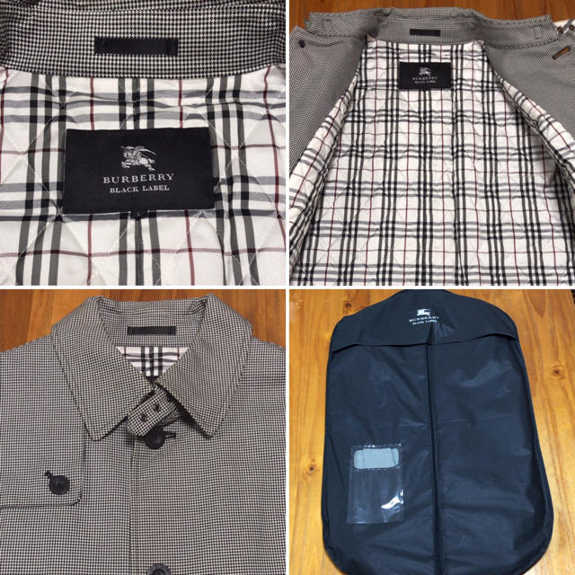 BURBERRY バーバリーブラックレーベル 千鳥柄コートの通販 by TA-DA 'sshop|バーバリーブラックレーベルならラクマ BLACK LABEL - セール即納