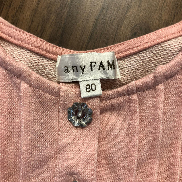 anyFAM(エニィファム)のお値下げ　　フォーマル ワンピース 80 キッズ/ベビー/マタニティのキッズ服女の子用(90cm~)(ドレス/フォーマル)の商品写真