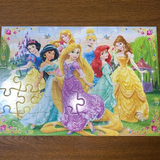 ディズニー(Disney)のDISNEY PRINCESS こどもジグソーパズル　40ピース(知育玩具)