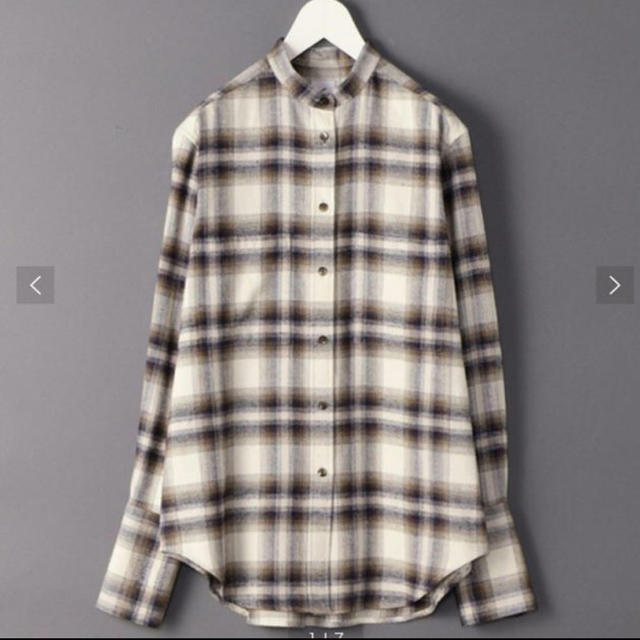 BEAUTY&YOUTH UNITED ARROWS(ビューティアンドユースユナイテッドアローズ)の【新品未使用タグ付き】ROKU 6 check shirts チェック シャツ レディースのトップス(シャツ/ブラウス(長袖/七分))の商品写真