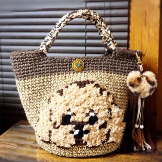 ハンドメイド 麻バック マルシェ バック プードルの通販 by R.M.T.T ... ハンドメイド 麻バック マルシェ バック プードル