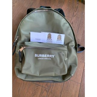 バーバリー(BURBERRY)の公式サイト売切　美品　バーバリー  パックパック(バッグパック/リュック)