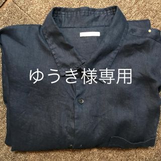 ユニクロ(UNIQLO)の長袖リネンシャツ(シャツ)