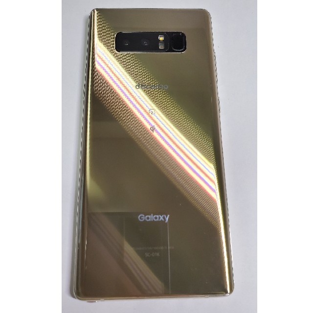 Galaxy Note8 docomo SC-01K Gold スマホ/家電/カメラのスマートフォン/携帯電話(スマートフォン本体)の商品写真