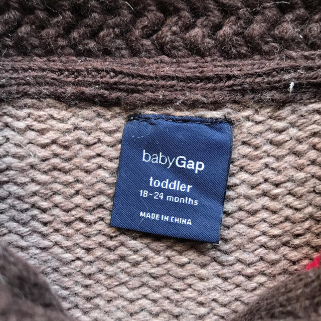 babyGAP(ベビーギャップ)のbaby gap カウチンセーター　24month 90cm キッズ/ベビー/マタニティのキッズ服男の子用(90cm~)(ニット)の商品写真