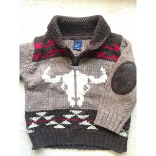 ベビーギャップ(babyGAP)のbaby gap カウチンセーター　24month 90cm(ニット)