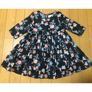 スナイデル(SNIDEL)の【美品】スナイデルガール  花柄ワンピース  110㎝(パンツ/スパッツ)