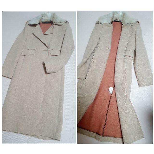MAURIZIO PECORARO - 30万 マウリッツオペコラーロ ファー付 ロング