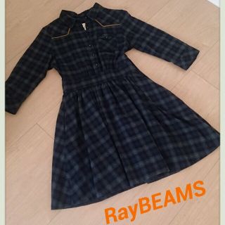 ビームス(BEAMS)の☺︎RayBEAMS☺チェックワンピース(ミニワンピース)