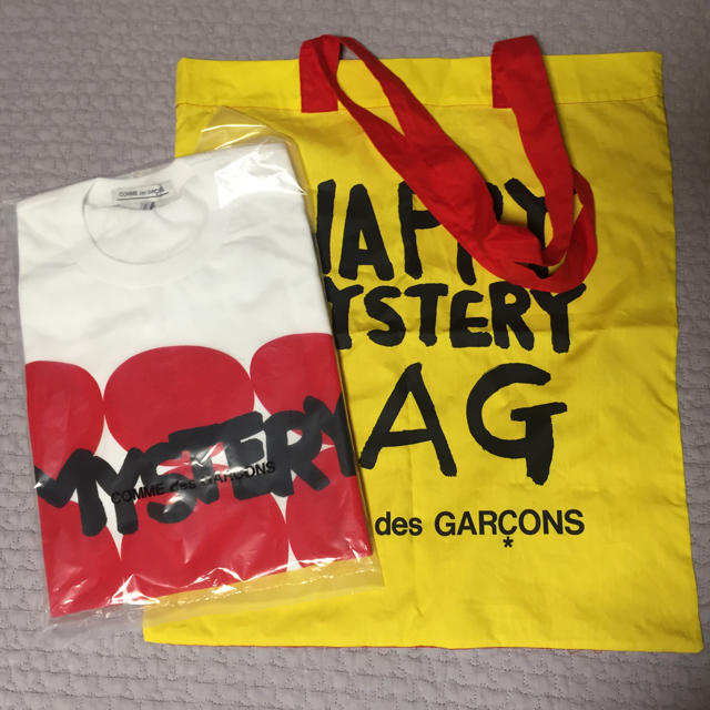 COMME des GARCONS(コムデギャルソン)のコムデギャルソン Tシャツ エコバッグ レディースのバッグ(トートバッグ)の商品写真