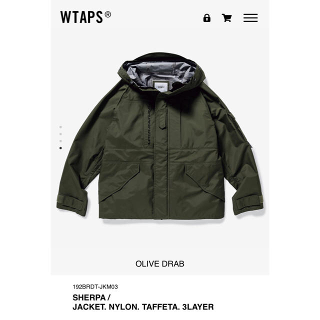 WTAPS ダブルタップス SHERPA  ジャケット オリーブ 03 L