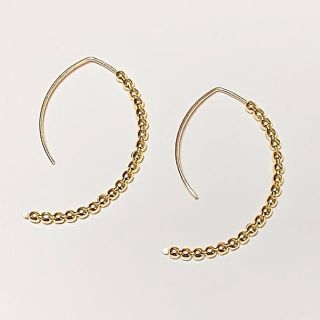 エテ(ete)のk14gold  filled ミニゴールドバナナフックピアス(ピアス)