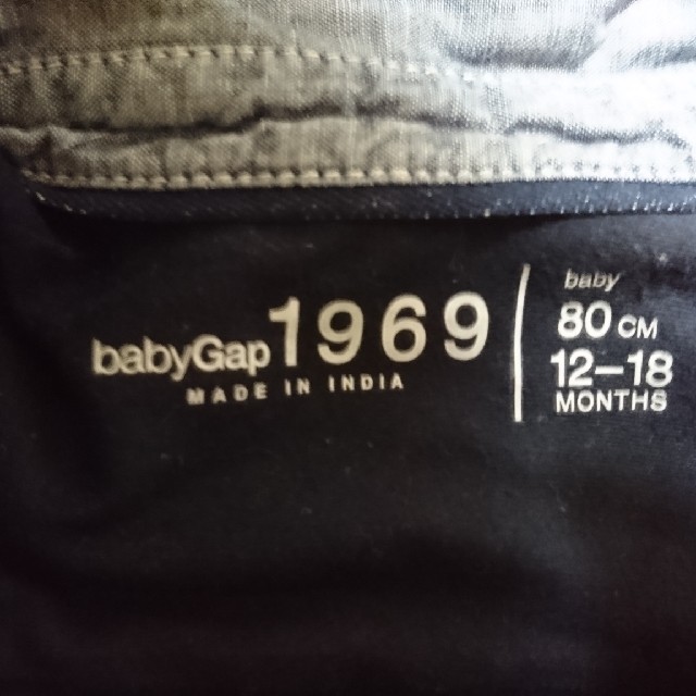 babyGAP(ベビーギャップ)のbaby Gap 子供服80 キッズ/ベビー/マタニティのベビー服(~85cm)(カバーオール)の商品写真