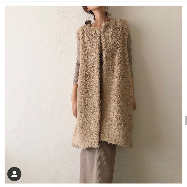 howdy.(ハウディ)モコロングベスト(beige)