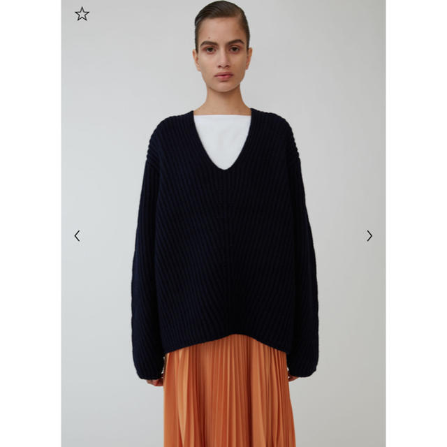 ACNE(アクネ)のAcne Studios Deborah KnitアクネニットデボラXSネイビー レディースのトップス(ニット/セーター)の商品写真