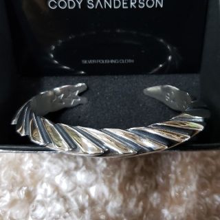 クロムハーツ(Chrome Hearts)の【新品 １点物】cody sanderson ゼロゲージ バングル カフ(バングル/リストバンド)