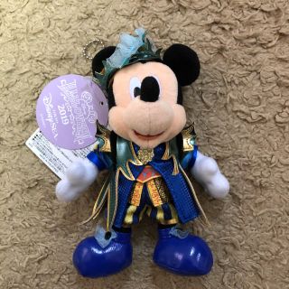 ディズニー(Disney)のミッキーマウス　ぬいぐるみバッチ(ぬいぐるみ)