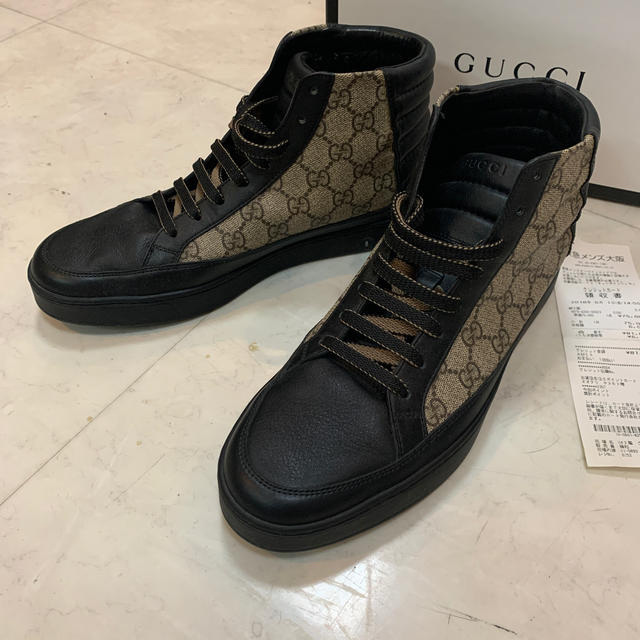 Gucci(グッチ)のGUCCI スニーカー　ハイカット メンズの靴/シューズ(スニーカー)の商品写真