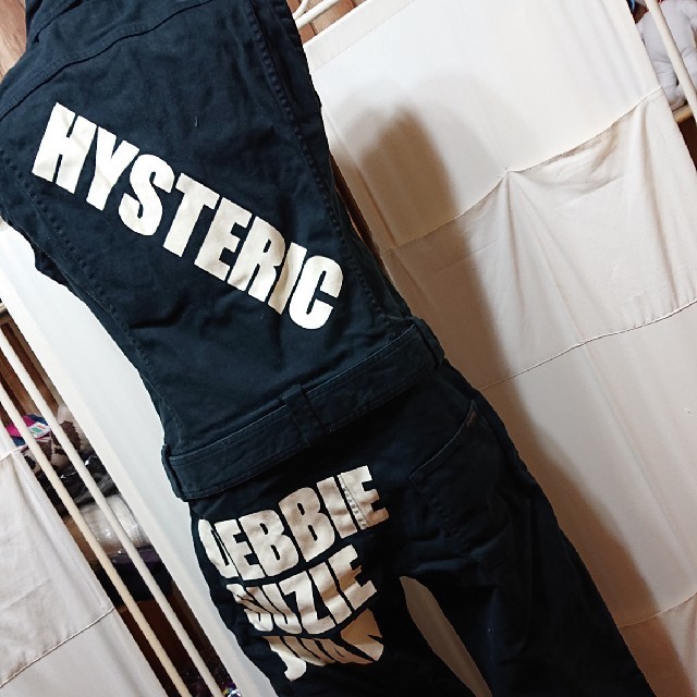 HYSTERIC GLAMOUR(ヒステリックグラマー)の＆ღ𝒰 ღ 様専用 新品未使用タグ付きヒスグラマーブラックベルト付きツナギ レディースのパンツ(オールインワン)の商品写真