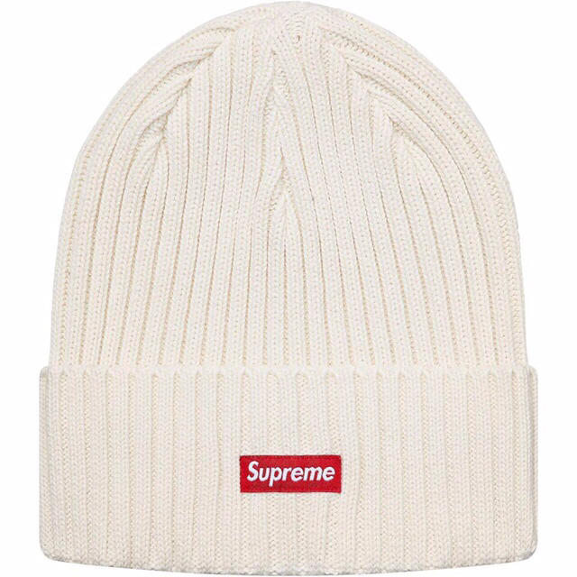 Supreme 19SS Overdyed Beanie White