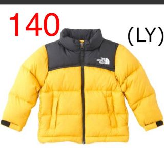 ザノースフェイス(THE NORTH FACE)の新品未使用　ノースフェイス   ヌプシ  キッズ　140 レオバードイエロー(ジャケット/上着)