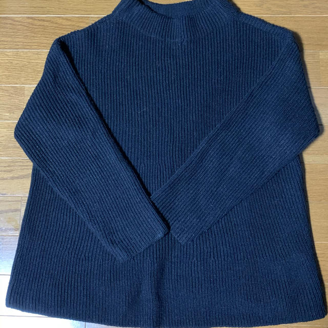GU(ジーユー)のGU セーター　黒 レディースのトップス(ニット/セーター)の商品写真