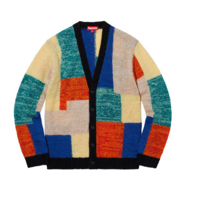 Supreme(シュプリーム)のsupreme 19ss patchwork mohair cardigan メンズのトップス(カーディガン)の商品写真